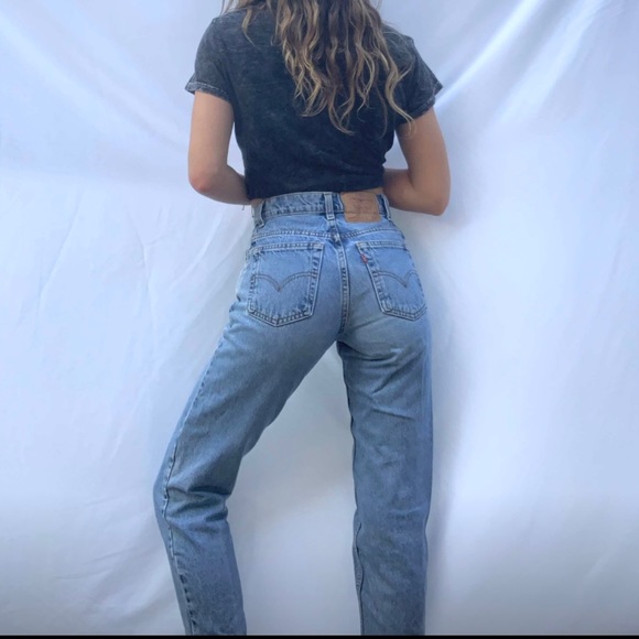 VINTAGE Levi’s 550 High Waisted Mom Jeans size US 2 - Picture 3 of 10